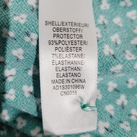 NEW Adrianna Papell Emerald Double flutter sleeve top blouse Womans Size 1X - Picture 11 of 11